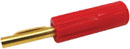 DELTRON 580 4mm STANDARD PLUG Gold, red