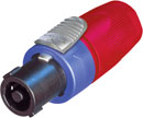 NEUTRIK NL4FX-2 SPEAKON Cable connector, red gland