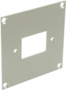 CANFORD UNIVERSAL MODULAR CONNECTION PLATE 1x IEC mains male, grey