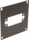 CANFORD UNIVERSAL MODULAR CONNECTION PLATE 1x EDAC38, dark grey