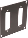 CANFORD UNIVERSAL MODULAR CONNECTION PLATE 2x D-sub25, dark grey