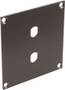 CANFORD UNIVERSAL MODULAR CONNECTION PLATE 2x ST fibre couplers, dark grey