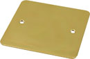 CANFORD F0PB CONNECTOR PLATE 1-gang, blank, polished brass