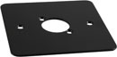 CANFORD F1B CONNECTOR PLATE 1-gang, 1 mounting hole, black