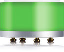 YELLOWTEC litt 50/22 GREEN LED COLOUR SEGMENT 51mm diameter, 22mm height, silver/green