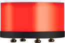 YELLOWTEC litt 50/22 RED LED COLOUR SEGMENT 51mm diameter, 22mm height, black/red
