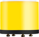 YELLOWTEC litt 50/35 YELLOW LED COLOUR SEGMENT 51mm diameter, 35mm height, black/yellow