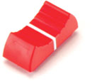 PENNY AND GILES PG11 FADER KNOB 11mm wide, for 18.6x1.7mm arm, red