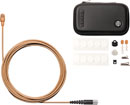 SHURE TWINPLEX TL47 MICROPHONE Subminiature, omni, with accessory pack, MicroDot connector, cocoa