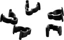 DPA DUA0593-B MICROPHONE MOUNT Spares, for SCM0035, black (pack of 5)