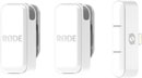 RODE WIRELESS MICRO RADIOMIC SYSTEM Dual transmitters, ultra-compact, BLE 5, Lightning, white