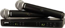 SHURE BLX288/SM58 RADIOMIC SYSTEM Dual handheld, SM58 capsules, 606-630MHz (K3E)