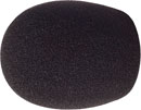 RYCOTE 104404 SGM FOAM WINDSHIELD 35mm hole, covers 50mm length, for reporter microphone