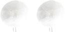 BUBBLEBEE TWIN WINDBUBBLES WINDSHIELDS Size 4, 42mm opening, white (pack of 2)