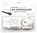 BUBBLEBEE LAV CONCEALER MIC MOUNT For Rode Lavalier II, white