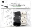 BUBBLEBEE LAV CONCEALER MIC MOUNT For Rode Lavalier II, black/white, pack of 6