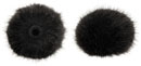 BUBBLEBEE WINDBUBBLE PRO EXTREME WINDSHIELDS Medium, for 6-8mm diameter lav, black (pack of 2)