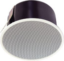 TOA PC-1860BS LOUDSPEAKER Circular, ceiling, 0.4-6W taps, 12cm, with fire dome, EN54-24, white