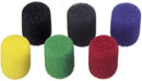 SONY AD-C88 WINDSHIELD SET For ECM-88 series microphones, 2x red, black, grey, blue, yellow, green