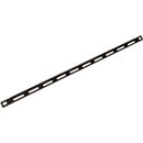 CANFORD HORIZONTAL CABLE LACING BAR, 1/2U, Black