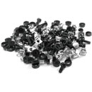 CANFORD ES3830015/B PANEL FIXING KIT Black (pack of 50 bolts, washers and cage nuts)