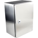 CANFORD ES46632108/S WALL CABINET IP66, 8U, half rack, 210d, profiles 100mm deep (EX DEMO)