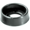 RACKMOUNT WASHERS Cup, flanged, black plastic (pack of 25)