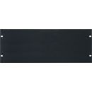 CANFORD RACK PANEL BLANK, FULL WIDTH 4U Flat aluminium, black anodised