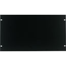 CANFORD RACK PANEL BLANK, FULL WIDTH 6U Steel, black painted