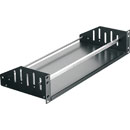 CANFORD RACK SHELF 2U, 200mm deep, black (clamping bar not included)