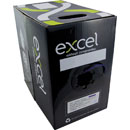 EXCEL CAT6 DATA CABLE Solid conductor - Standard and low fire hazard
