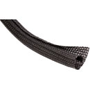 TECHFLEX WRAPPABLE SPLIT BRAIDED SLEEVING 25mm, Black