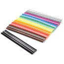 RETROFIT CABLE MARKERS PC36 Set 0-9, colour coded