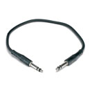 REAN B-GAUGE PATCHCORD Moulded plugs, 300mm Black