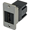 TUK PANEL MOUNT KEYSTONE COUPLER HDMI female to female, black