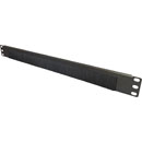 TUK MBRUSH BRUSH STRIP CABLE ACCESS PANEL Single sided, 1U, black