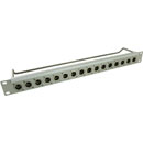 CANFORD CONNECT XLR TERMINATION PANEL 1U 1x16 Canford XLRM, grey