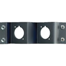 NEUTRIK NZPFD-2 OPTICALCON Z-PANEL Dual D cutout plate, black (for NZPF3RU frame only)