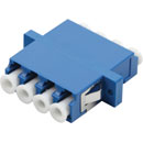 LC SM QUAD PANEL COUPLER (also fits SC duplex panel cutout)