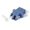 LC SM DUPLEX PANEL COUPLER (also fits SC simplex panel cutout)