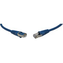 CAT6A SCREENED PATCHCORD RJ45-RJ45-1m, Blue