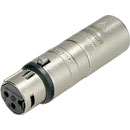 ADAPTER 3FX-3MX 3-pin XLR female - 3-pin XLR male, phase reversed