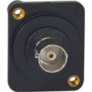 CANFORD D-SERIES BNC 12G UHD (double-sided) 75 ohm, M3 tapped mounting holes, black