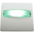 CANFORD LED SIGNAL LIGHT White plate, green LED