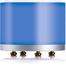 YELLOWTEC litt 50/35 BLUE LED COLOUR SEGMENT 51mm diameter, 35mm height, silver/blue