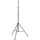 K&M 20800 MIC STAND Tall, folding legs with cross braces, 1350-3100mm, black