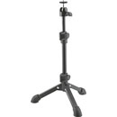 K&M 19782 CAMERA STAND Desktop, 360x90-degree adjustment, 280-488mm height, tripod base, black