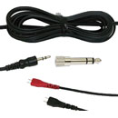 SENNHEISER 069427 SPARE CABLE For HD480 headphones, double sided, 3.5mm jack plug, 6.35mm adaptr, 3m