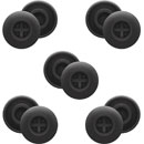 SENNHEISER 507495 SILICONE EAR ADAPTER M For IE PRO earphones, black/black, medium (pack of 10)