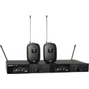 SHURE SLXD14DUK RADIOMIC SYSTEM Dual receiver, 2x SLXD1 bodypack transmitters, 606-650MHz (K59)